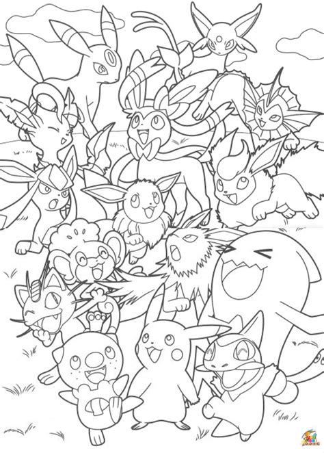 pokemon adult coloring page|3000+ FREE Pokemon Coloring Pages